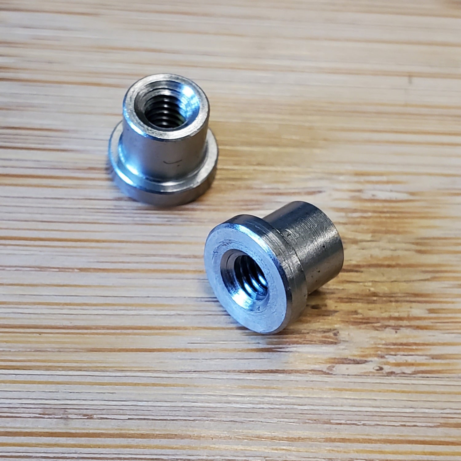 Double Threaded Boss Economy M4 Threaded Boss, Stainless Steel – Metal-Guru.com