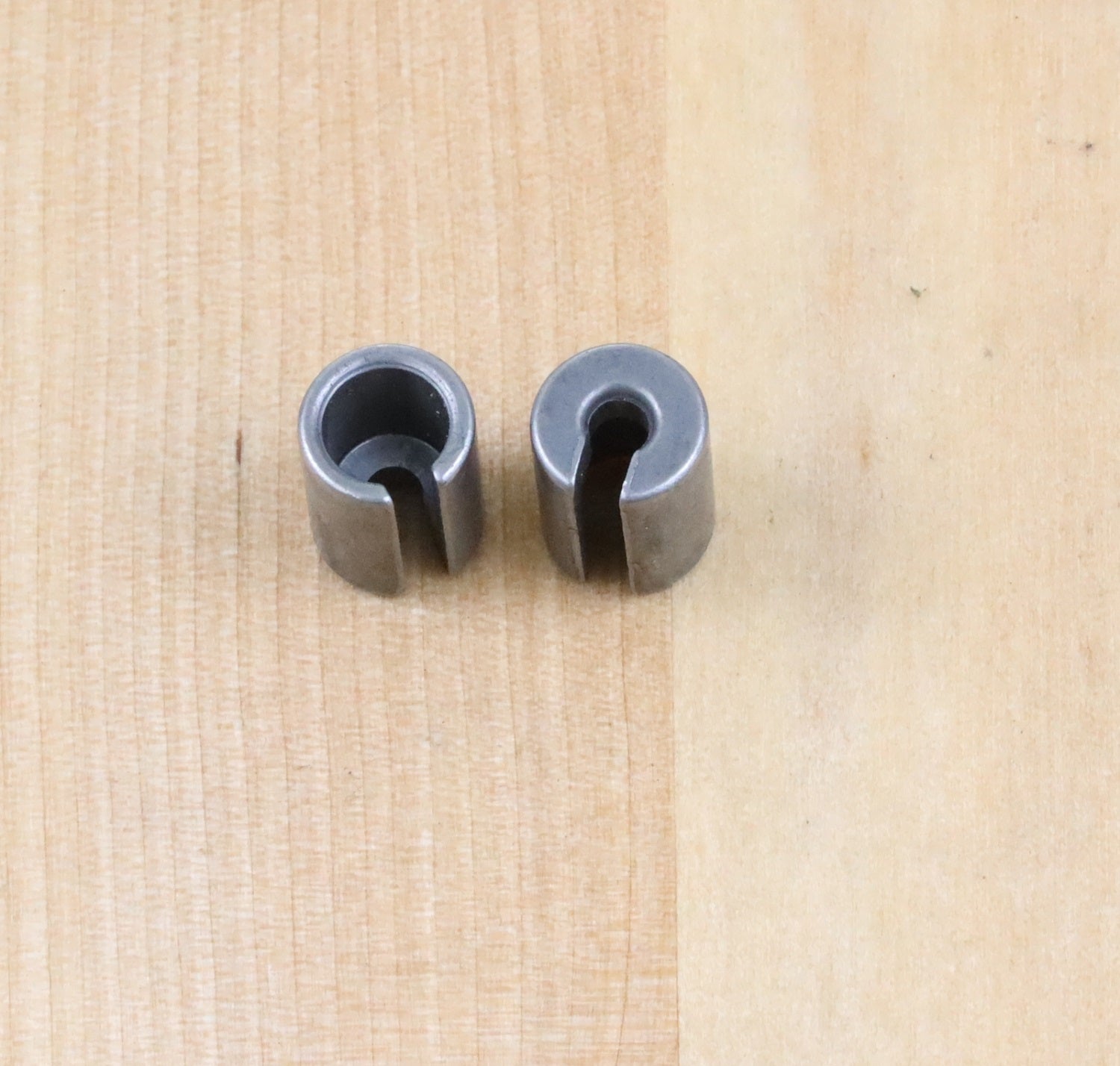 Steel Single Split Cable Stop, Flat End – Metal-Guru.com